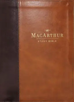 NASB, MacArthur Study Bible, 2nd Edition, Leathersoft, Brown, Thumb Indexed, Comfort Print