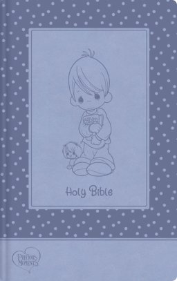 International Children's Bible (ICB) Precious Moments Bible, Leathersoft, Blue