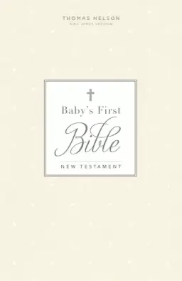 KJV, Baby's First New Testament, Hardcover, White, Red Letter, Comfort Print