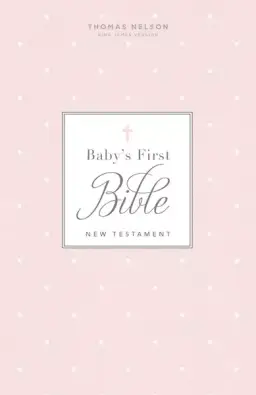 KJV, Baby's First New Testament, Leathersoft, Pink, Red Letter, Comfort Print