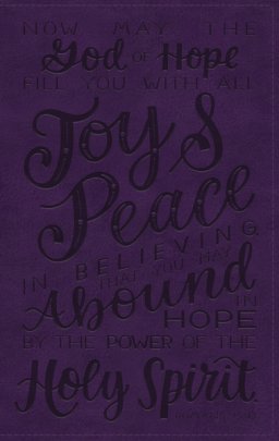 NKJV, Holy Bible for Kids, Verse Art Cover Collection, Leathersoft, Purple, Comfort Print