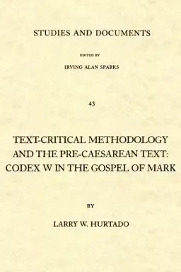 Text-critical Methodology And The Pre-caesarean Text