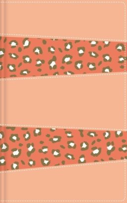 NBLA, Biblia Aventura, Interior a color, Leathersoft, Coral, con Cierre, Comfort Print