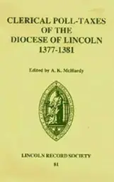 Clerical Poll-taxes in the Diocese of Lincoln, 1377-81