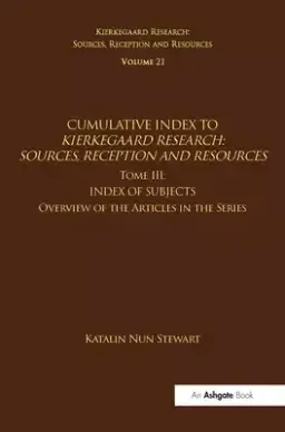 Volume 21, Tome III: Cumulative Index: Index of Subjects, Overview of the Articles in the Series