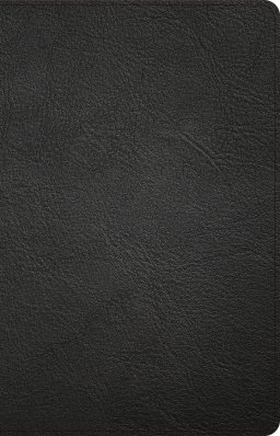 CSB Thinline Bible, Black Genuine Leather