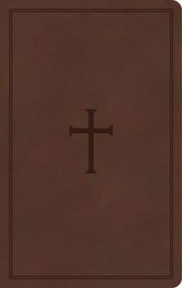 KJV Thinline Reference Bible, Brown LeatherTouch