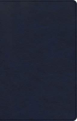 CSB Single-Column Personal Size Bible, Navy LeatherTouch