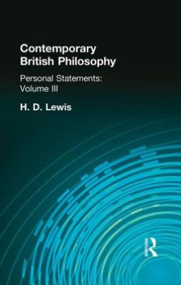 Contemporary British Philosophy: Personal Statements    Third Series