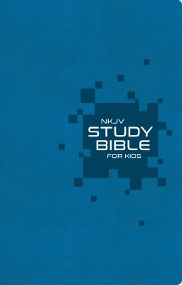 NKJV Study Bible for Kids, Blue Leathersoft:  The Premier Study Bible for Kids