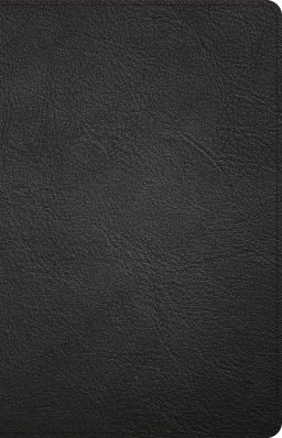 NASB Large Print Thinline Bible, Holman Handcrafted Collection, Black Premium Goatskin