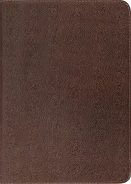 ESV Study Bible Cowhide Dark Brown, Illustrated, Maps, Study Guides, Articles, Concordance