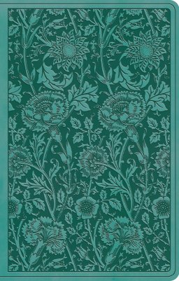 ESV Premium Gift Bible (Trutone, Teal, Floral Design)