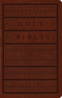 ESV Large Print Personal Size Bible (Trutone, Brown, Engrave