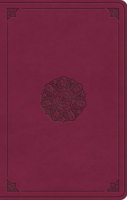 ESV Premium Gift Bible (TruTone, Raspberry, Emblem Design)