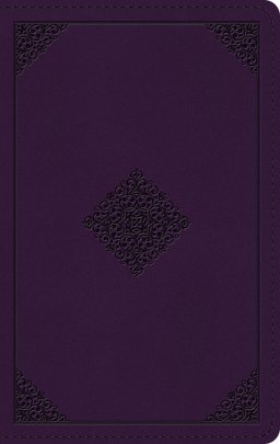 ESV Large Print Personal Size Bible, Red Letter (TruTone, Lavender, Ornament Design)