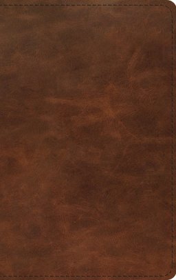 ESV Thinline Bible, Red Letter (Full Grain Leather, Deep Brown)