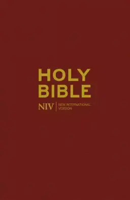 NIV Anglicised  Bible, Burgundy, Hardback, Lists of Key People, List of Event, Maps