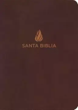 RVR 1960 Biblia Compacta Letra Grande marrón, piel fabricada