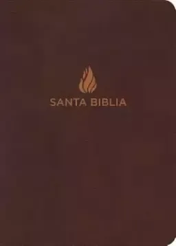 NVI Biblia Letra Súper Gigante, marrón piel fabricada