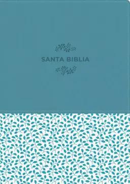 Santa Biblia NTV, Edición de referencia ultrafina, letra grande (SentiPiel, Azul, Letra Roja)