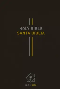 Bilingual Bible / Biblia bilingüe NLT/NTV (Hardcover, Black)