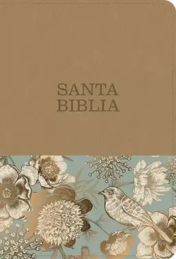 Santa Biblia NTV, letra súper gigante (SentiPiel, Beige, Índice, Letra Roja)