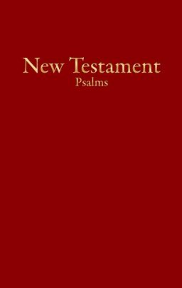 KJV Economy New Testament with Psalms, Burgundy Trade Paper