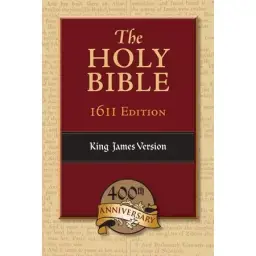 KJV 1611 Bible: Black, Genuine Leather, Apocrypha