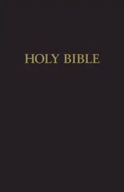 KJV Large Print Pew Bible: Black Hardback