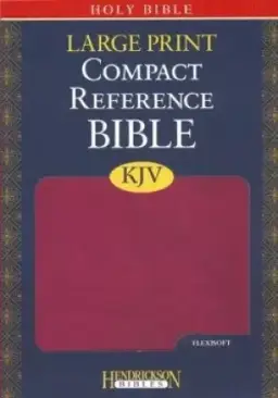 KJV Compact Reference Bible: Berry, Imitation Leather, Large Print