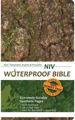 NIV Waterproof New Testament and Psalms, Camoflage, Paperback, Proverbs, Compact, Durable, Clear Text, Pocket Size, Stain Resistant, No Bleed Through