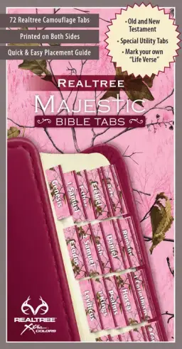 REALTREE™ Pink Camo Bible Tabs