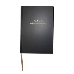 NASB Large Print Wide Margin - Black Hardcover