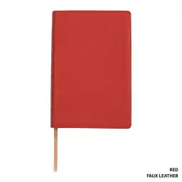 Legacy Standard Bible, Handy Size Paste-Down Red Faux Leather Red Letter