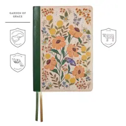 LSB Legacy Standard Bible Journaling Edition-Garden Of Grace Paste-Down Faux Leather