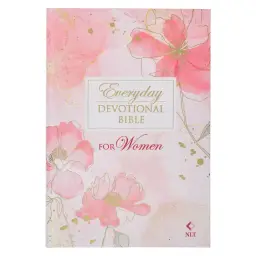 Devotional Bible NLT for Women Hardcover, Pink