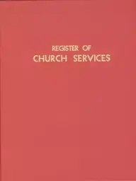 Register of Church Services: #400