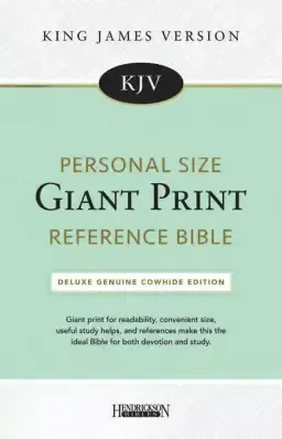 KJV Personal Size Giant Print Reference Bible