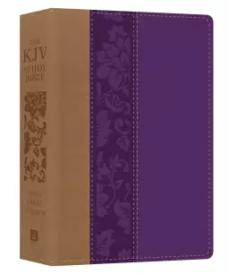 The KJV Study Bible - Large Print [violet Floret]