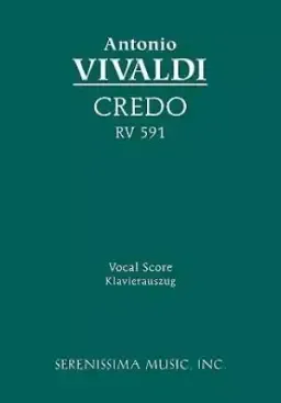 Credo, RV 591 - Vocal Score