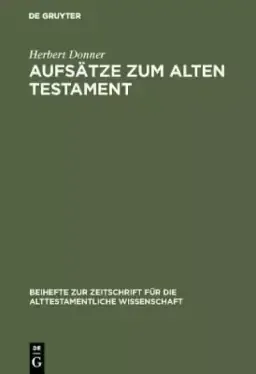 Aufsatze Zum Alten Testament