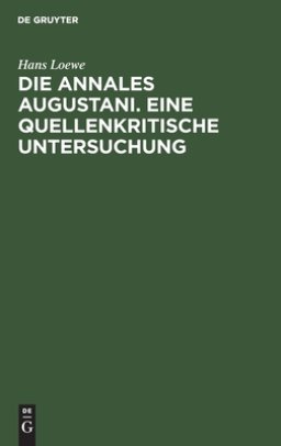 Die Annales Augustani. Eine Quellenkritische Untersuchung