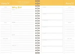 Meal Planner-12 Month (Undated)