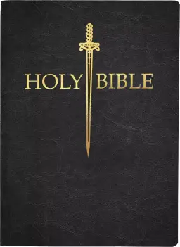 KJV Sword Bible, Large Print, Black Genuine Leather, Thumb Index: (Red Letter, Premium Cowhide, 1611 Version)