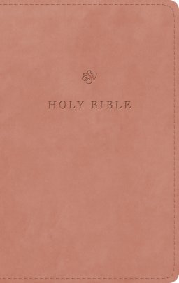 ESV Large Print Personal Size Bible (TruTone, Blush Rose)