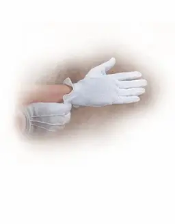 White Gloves - X-Large Cotton