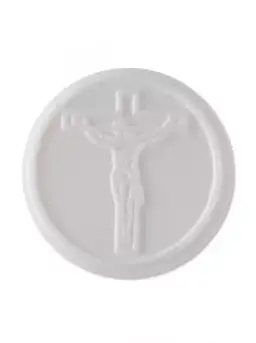 Pack of 250 Peoples Communion Wafers 1 1/8" - Crucifix