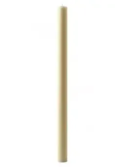 30" x 2 1/4" Church Candle with Beeswax Paschal Candle - Single