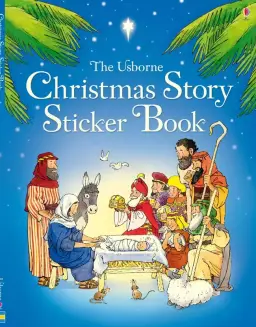 The Usborne Christmas Story Sticker Book - Age 4+